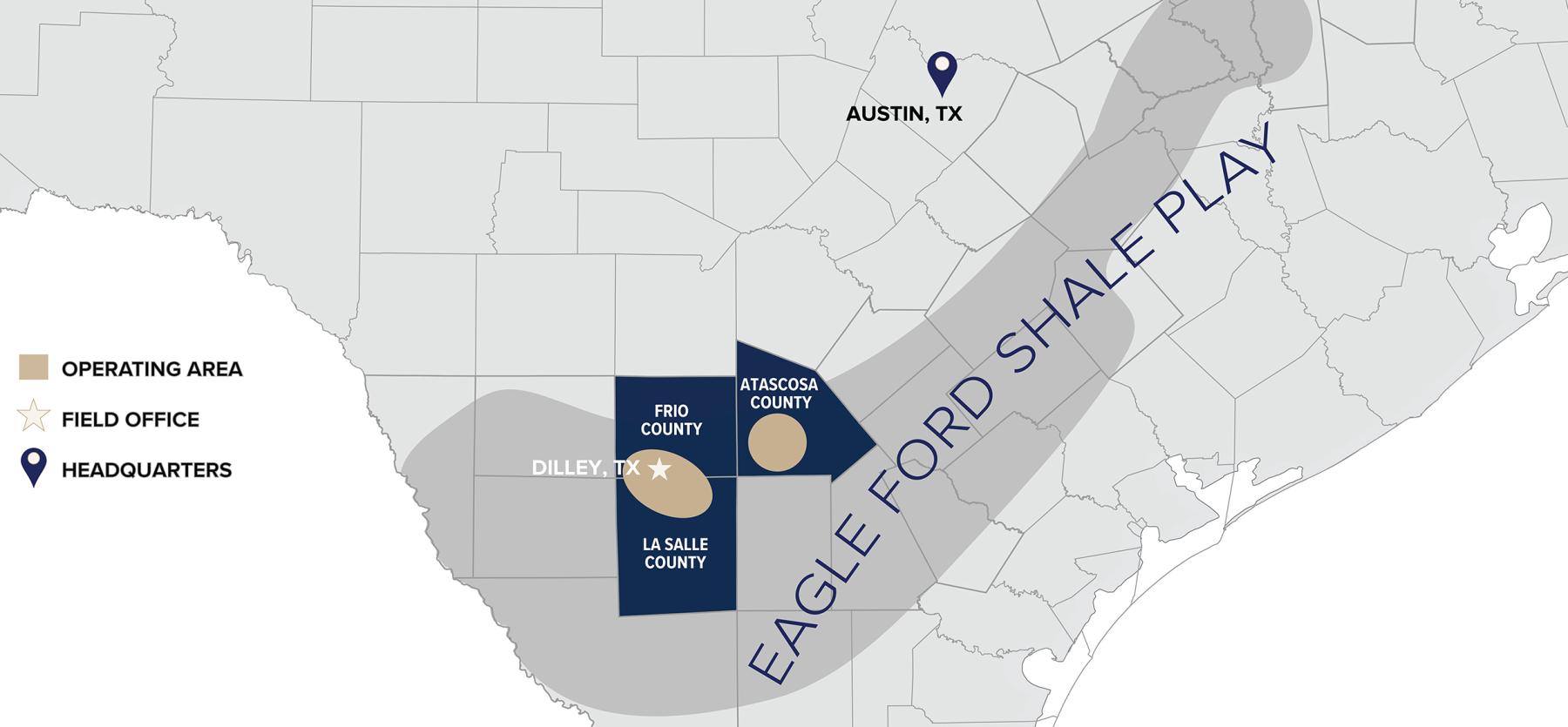 Map of TARC operations